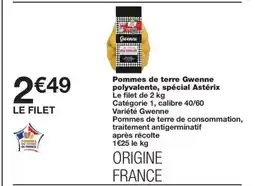 Monoprix Pommes de terre Gwenne polyvalente, spécial Astérix offre