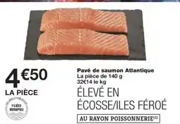 Monoprix Pavé de saumon Atlantique offre