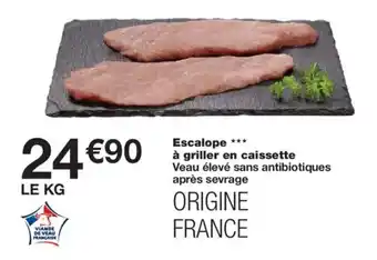 Monoprix Escalope à griller en caissette offre