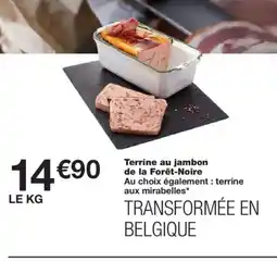 Monoprix Terrine au jambon de la Forêt-Noire offre