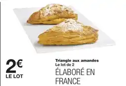 Monoprix Triangle aux amandes offre