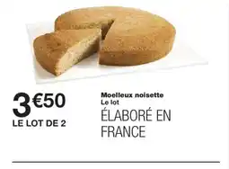 Monoprix Moelleux noisette offre