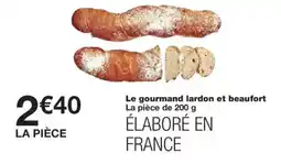 Monoprix Le gourmand lardon et beaufort offre
