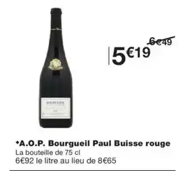 Monoprix A.O.P. Bourgueil Paul Buisse rouge offre