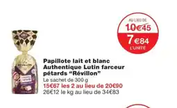 Monoprix RÉVILLON Papillote lait et blanc Authentique Lutin farceur pétards offre