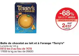 Monoprix TERRY'S Balle de chocolat au lait et à l'orange offre