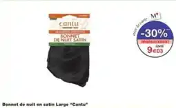 Monop' Bonnet de nuit en satin large cantu offre