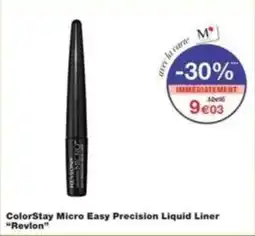 Monop' Colorstay micro easy precision liquid liner revlon offre
