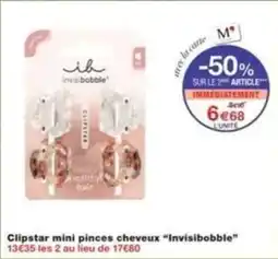 Monop' Clipstar mini pinces cheveux invisibobble offre