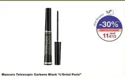 Monop' Mascara telescopic carbone black l'oréal paris offre