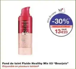 Monop' Fond de teint fluide healthy mix 03 bourjois offre
