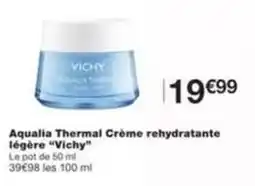 Monop' Aqualia thermal crème rehydr légère vichy offre