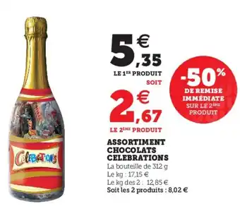 Hyper U Assortiment Chocolats Celebrations offre