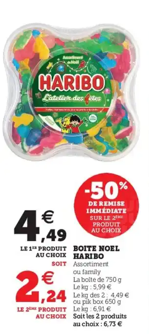 Hyper U Boite Noel Haribo offre