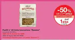 Monoprix RUMMO Fusilli n° 48 lenta lavorazione offre