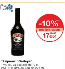 Monoprix BAILEYS Liqueur offre