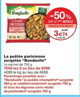 Monoprix BONDUELLE La poêlée parisienne surgelée offre