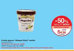 Monoprix HÄAGEN-DAZS Crème glacée vanilla offre