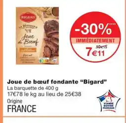 Monoprix BIGARD Joue de bœuf fondante offre