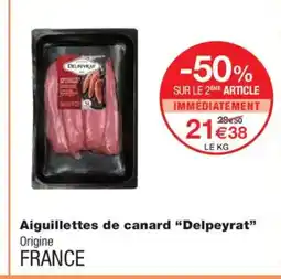 Monoprix DELPEYRAT Aiguillettes de canard offre