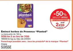 Monoprix PLANTED Émincé herbes de Provence offre