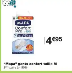 Monoprix MAPA gants confort taille M offre