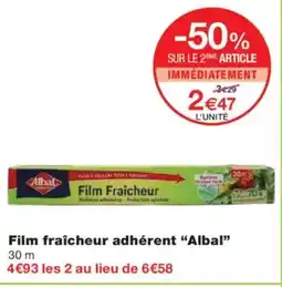 Monoprix ALBAL Film fraîcheur adhérent offre