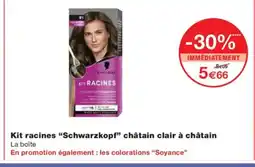 Monoprix SCHWARZKOPF Kit racines châtain clair à châtain offre