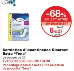 Monoprix TENA Serviettes d'incontinence Discreet Extra offre
