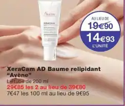 Monoprix AVÈNE XeraCam AD Baume relipidant offre