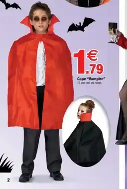 Bazarland Cape Vampire offre