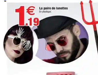 Bazarland La paire de lunettes offre
