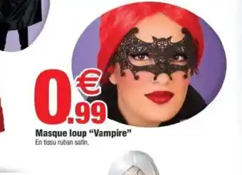 Masque loup Vampire