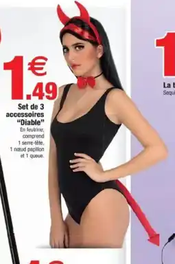Bazarland Set de 3 accessoires Diable offre