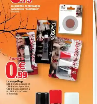 Bazarland Le maquillage offre