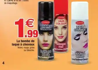 Bazarland La bombe de laque à cheveux offre