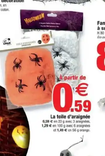 Bazarland La toile d'araignée offre