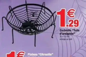 Bazarland Corbeille Toile d'araignée offre