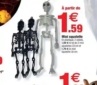 Bazarland Mini squelette offre