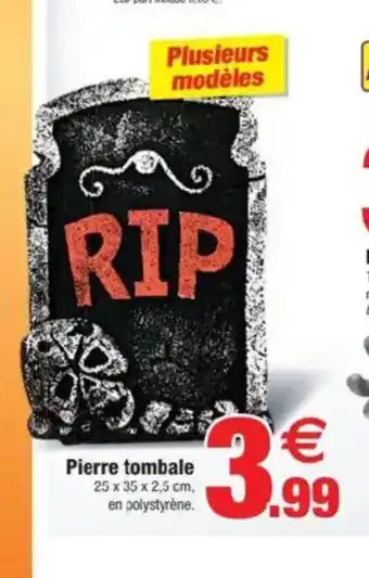Bazarland Pierre tombale offre