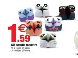 Bazarland Kit cocotte monstre offre