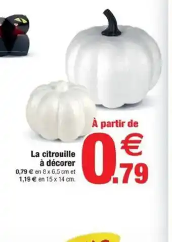 Bazarland La citrouille à décorer offre