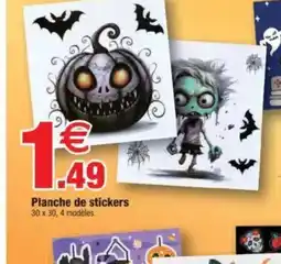 Bazarland Planche de stickers offre