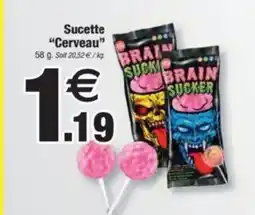 Bazarland Sucette Cerveau offre