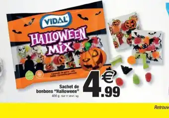 Bazarland Sachet de bonbons Halloween offre