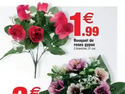Bazarland Bouquet de roses gypso offre