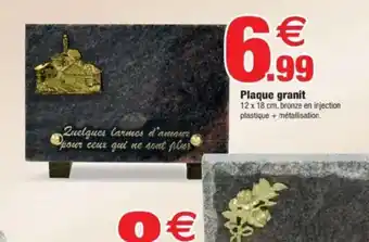 Bazarland Plaque granit offre