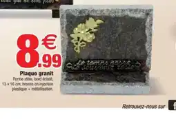 Bazarland Plaque granit offre