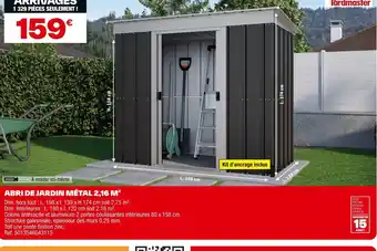 Abri de jardin métal