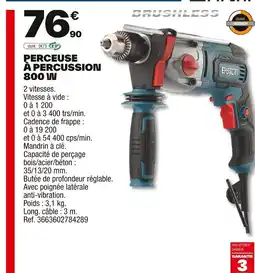 Brico Dépôt Perceuse a percussion 800 w offre